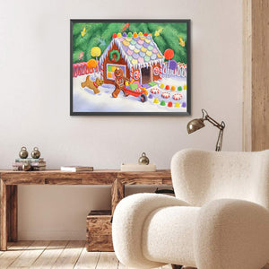 Gingerbread Man'S Daily Life 50*40CM(Picture) Full Round Drill Diamond Painting