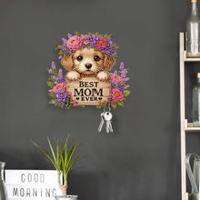 Load image into Gallery viewer, Dog Theme Wood DIY Diamond Painting Hooks Home Decor Craft Kit for Wall Decor
