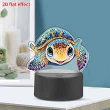 Load image into Gallery viewer, DIY Turtle Diamond Art Painting Lamp Double Sided Diamond Painting Night Light
