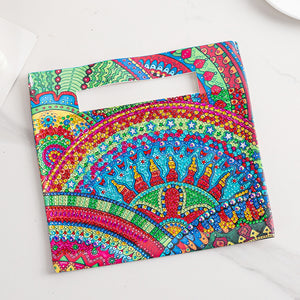 Double Sided Special Shaped Mandala Pattern DIY Diamond Painting Shoulder Purse