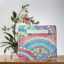 Load image into Gallery viewer, Double Sided Special Shaped Mandala Pattern DIY Diamond Painting Shoulder Purse
