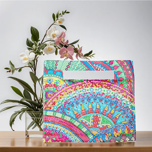 Double Sided Special Shaped Mandala Pattern DIY Diamond Painting Shoulder Purse