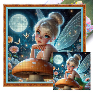 Huancan - Disney - Tinker Belles - 50*50CM 11CT 3 Stamped Cross Stitch