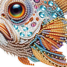 Load image into Gallery viewer, 2Pcs 2D/Flat DIY Funny Fish Diamond Art Pendant DIY Home Decor Hanging Charm
