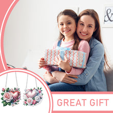 Load image into Gallery viewer, 2Pcs 2D/Flat DIY Love Rose Diamond Art Pendant DIY Home Decor Hanging Charm

