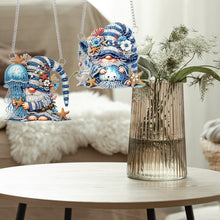 Load image into Gallery viewer, 2Pcs 2D/Flat DIY Ocean Goblin Diamond Art Pendant DIY Home Decor Hanging Charm
