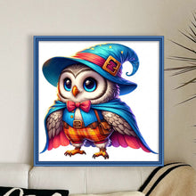 Load image into Gallery viewer, Huancan - Halloween Owl - 25*25CM 18CT 2 Stamped Cross Stitch
