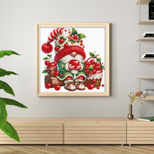 Load image into Gallery viewer, Spring Brand - Cherry Gnome - 77*77CM 11CT 3 Stamped Cross Stitch

