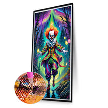 Load image into Gallery viewer, Scary Clown Halloween 40*70CM(Canvas) Full Round Drill Diamond Painting
