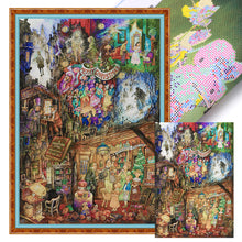 Load image into Gallery viewer, Huancan - Christmas Carnival - 60*90CM 18CT 2 Stamped Cross Stitch
