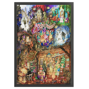 Huancan - Christmas Carnival - 60*90CM 18CT 2 Stamped Cross Stitch