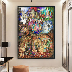 Huancan - Christmas Carnival - 60*90CM 18CT 2 Stamped Cross Stitch
