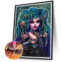 Load image into Gallery viewer, Spooky Spider Girl With Big Eyes 40*50CM(Canvas) Full Round Drill Diamond Painting

