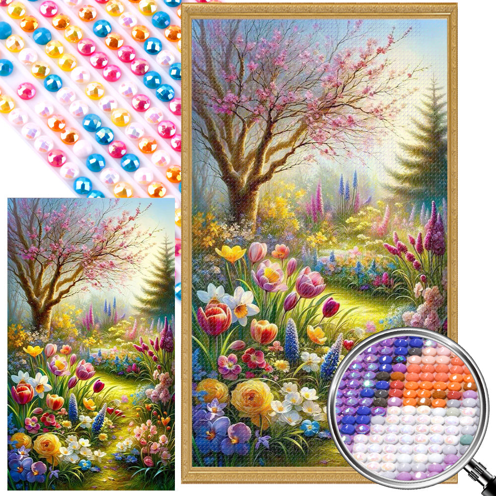 Woodland Scenery 40*70CM(Picture) Full Round Drill Diamond Painting