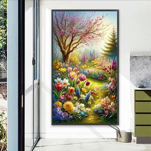 Woodland Scenery 40*70CM(Picture) Full Round Drill Diamond Painting