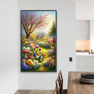 Woodland Scenery 40*70CM(Picture) Full Round Drill Diamond Painting