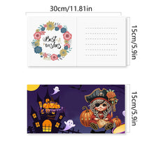 Load image into Gallery viewer, 6PCS DIY Halloween Diamond Art Greeting Cards Congratulations Cards &amp; Gifts
