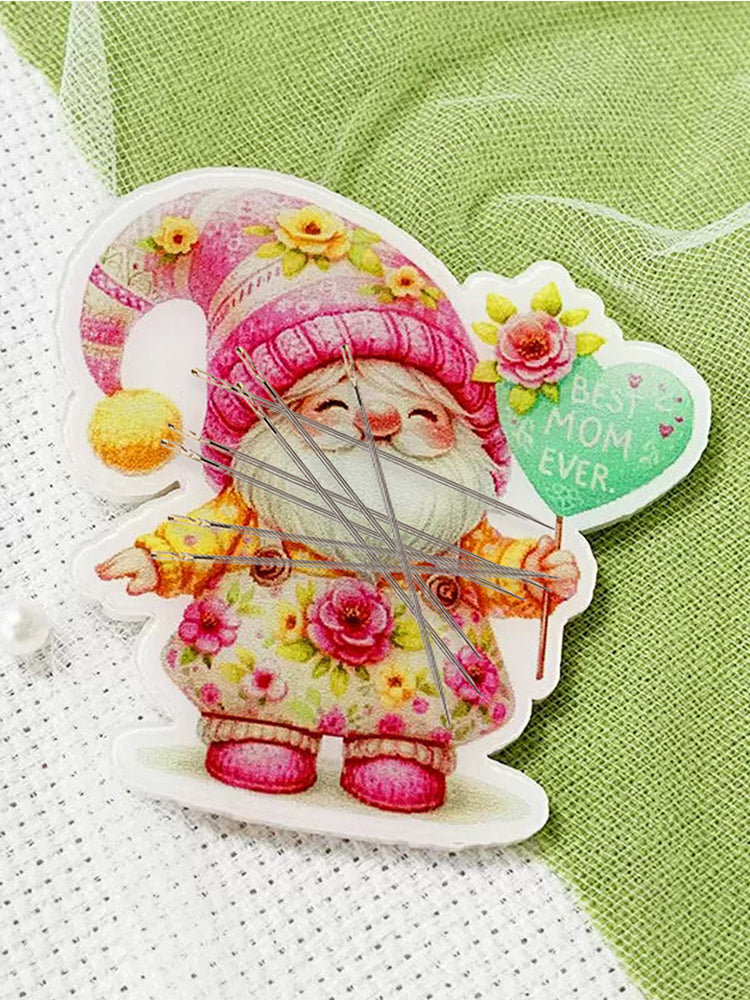 Acrylic Cross Stitch Needle Minder Dwarf Letter Aesthetic Fridge Magnets