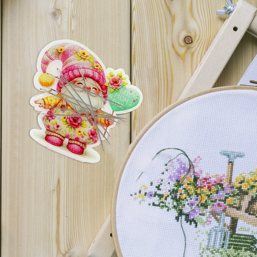 Acrylic Cross Stitch Needle Minder Dwarf Letter Aesthetic Fridge Magnets