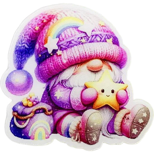 Acrylic Cross Stitch Needle Minder | Dwarf Star Aesthetic Fridge Magnet for Embroidery Sewing Accessories