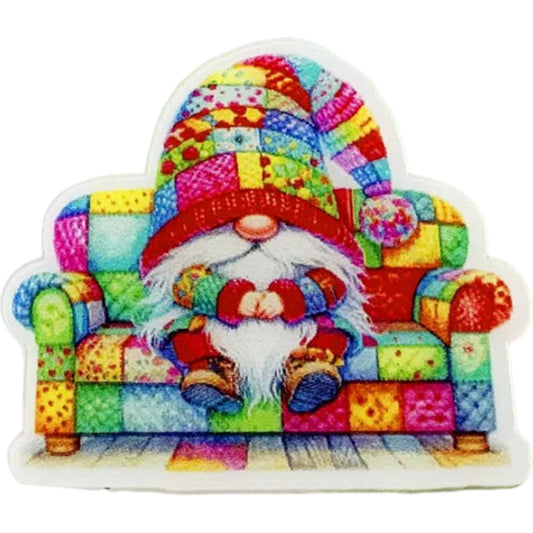 Acrylic Cross Stitch Needle Minder | Dwarf Sofa Aesthetic Fridge Magnet for Embroidery Sewing Accessories