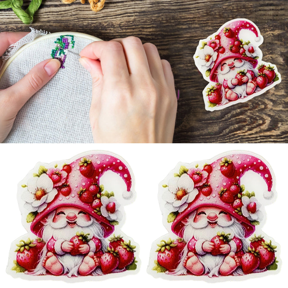 Acrylic Cross Stitch Needle Minder Dwarf Strawberry Aesthetic Fridge Magnets