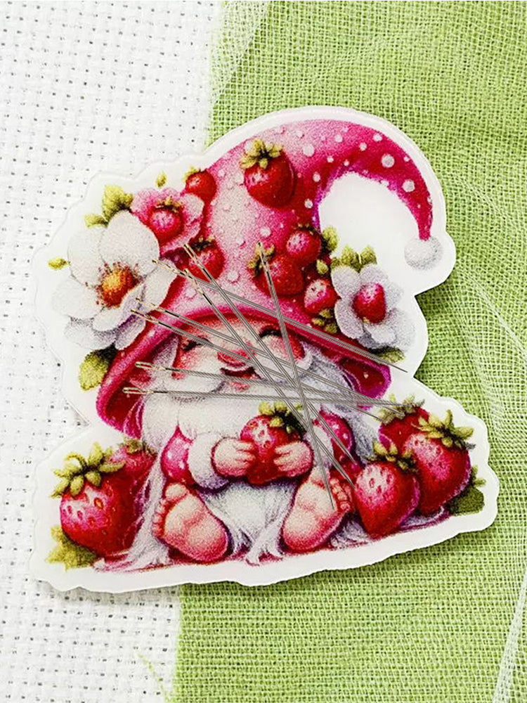 Acrylic Cross Stitch Needle Minder Dwarf Strawberry Aesthetic Fridge Magnets