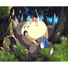 Load image into Gallery viewer, Sleeping Totoro 50*40CM(Canvas) Full Round Drill Diamond Painting
