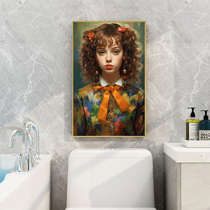 Fantasy Fashion Poster Girl 40*60CM(Canvas) Full Round Drill Diamond Painting