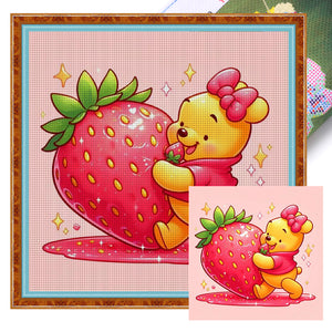 Huancan - Disney Winnie The Pooh - 50*50CM 9CT 4 Stamped Cross Stitch