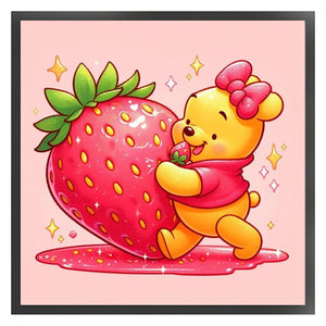 Huancan - Disney Winnie The Pooh - 50*50CM 9CT 4 Stamped Cross Stitch