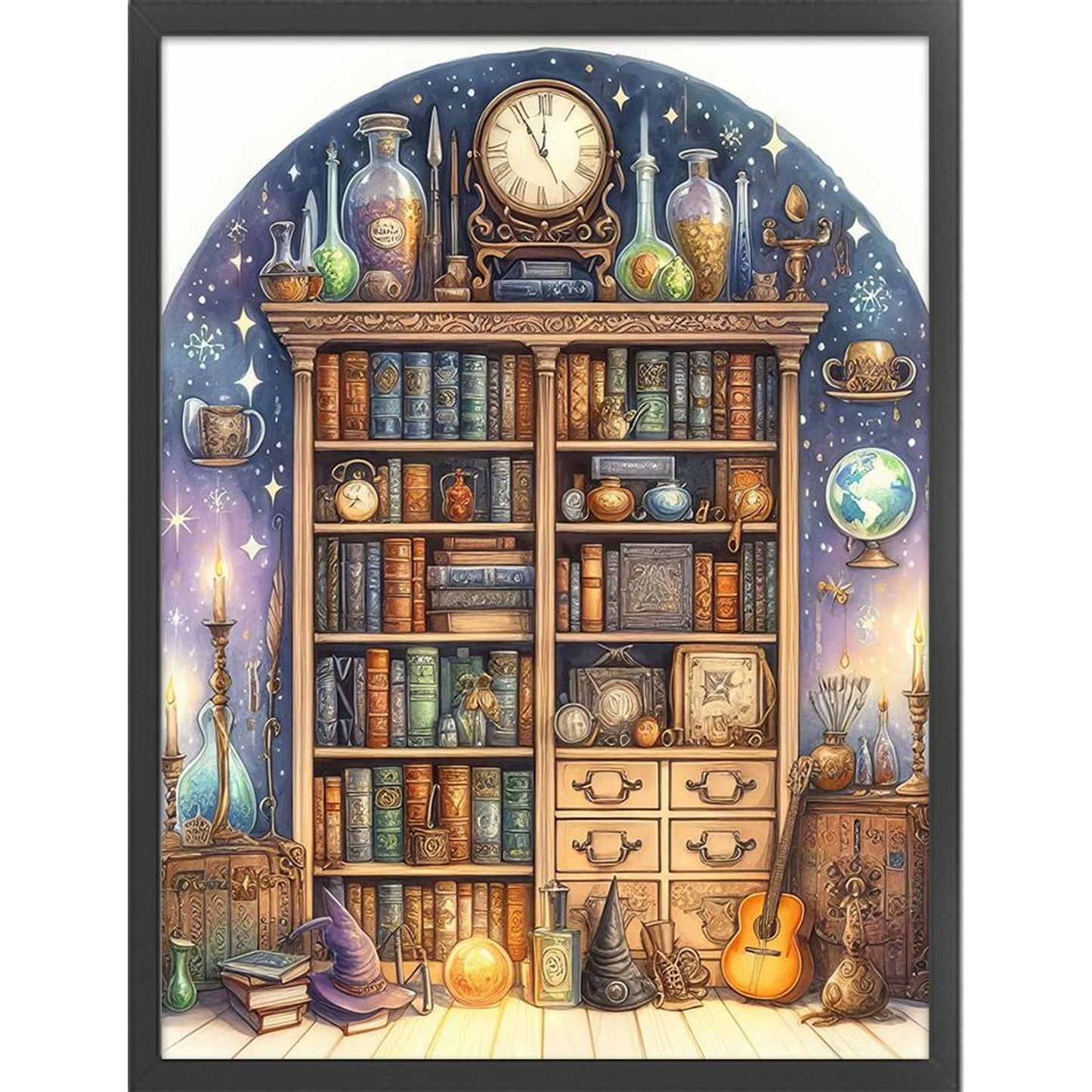 Still Life - Full 11CT Stamped Cross Stitch 50x65CM - Huacan