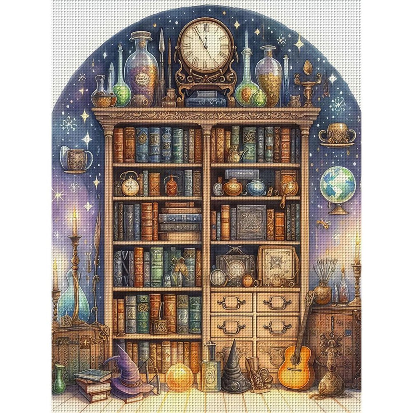 Still Life - Full 11CT Stamped Cross Stitch 50x65CM - Huacan