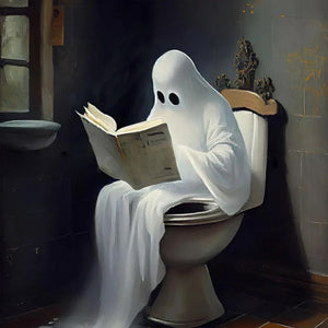 Halloween Ghost 40*40CM(Canvas) Full Round Drill Diamond Painting
