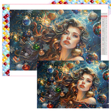 Load image into Gallery viewer, Christmas Ball Girl 60*40CM(Picture) Full Square Drill Diamond Painting
