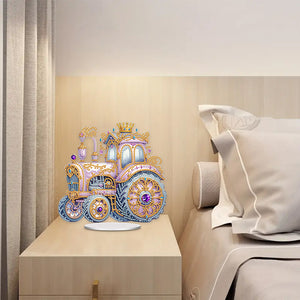 2D Flat Jewel Car DIY Desktop Diamond Art Kits Diamond Painting Desktop Decor