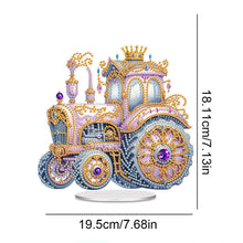Load image into Gallery viewer, 2D Flat Jewel Car DIY Desktop Diamond Art Kits Diamond Painting Desktop Decor
