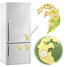 Load image into Gallery viewer, Lily Of The Valley Magnetic Needle Keeper Refrigerator Magnet for Cross Stitch
