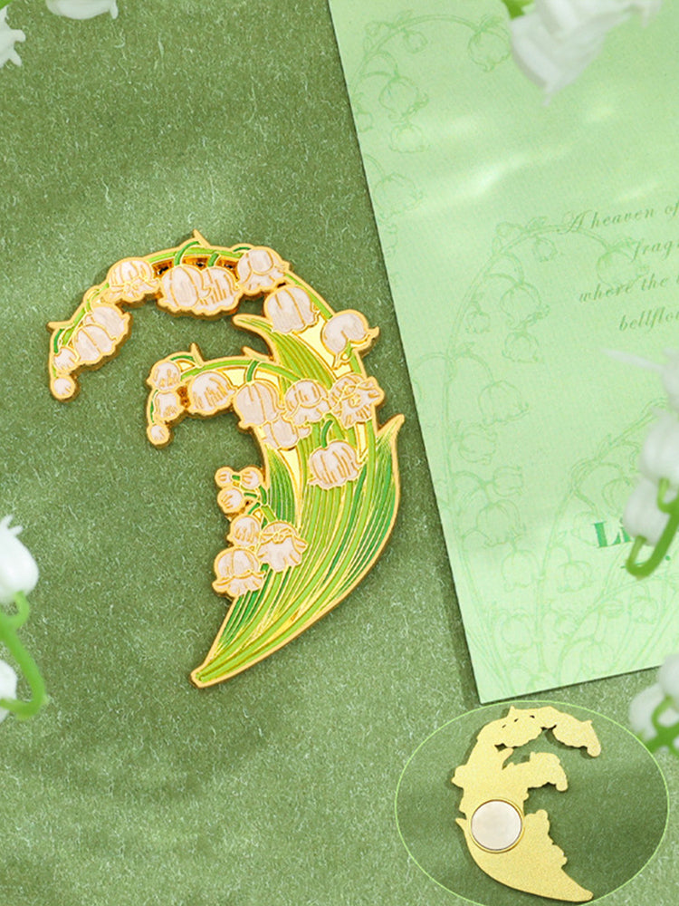 Lily Of The Valley Magnetic Needle Keeper Refrigerator Magnet for Cross Stitch
