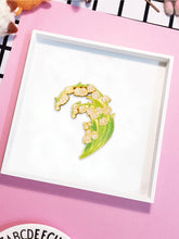 Load image into Gallery viewer, Lily Of The Valley Magnetic Needle Keeper Refrigerator Magnet for Cross Stitch
