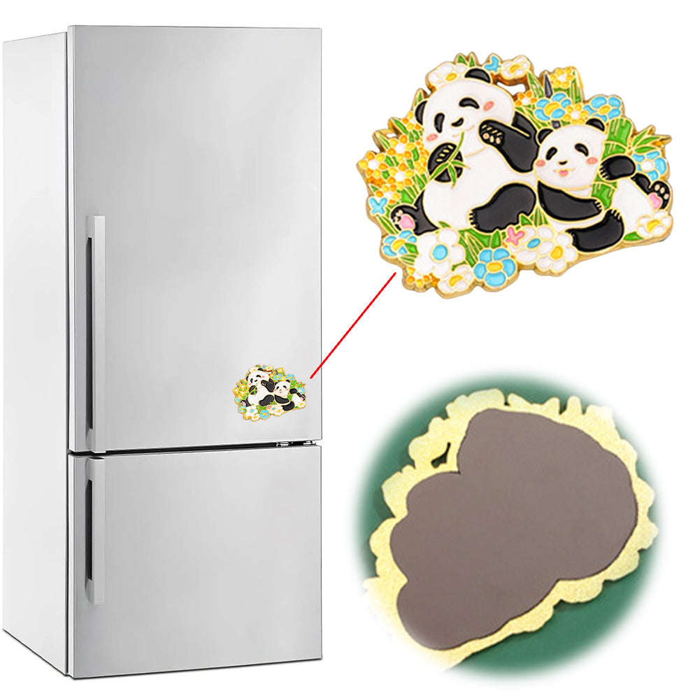 Magnetic Needle Minder Panda Refrigerator Magnet for Cross Stitch Needlework