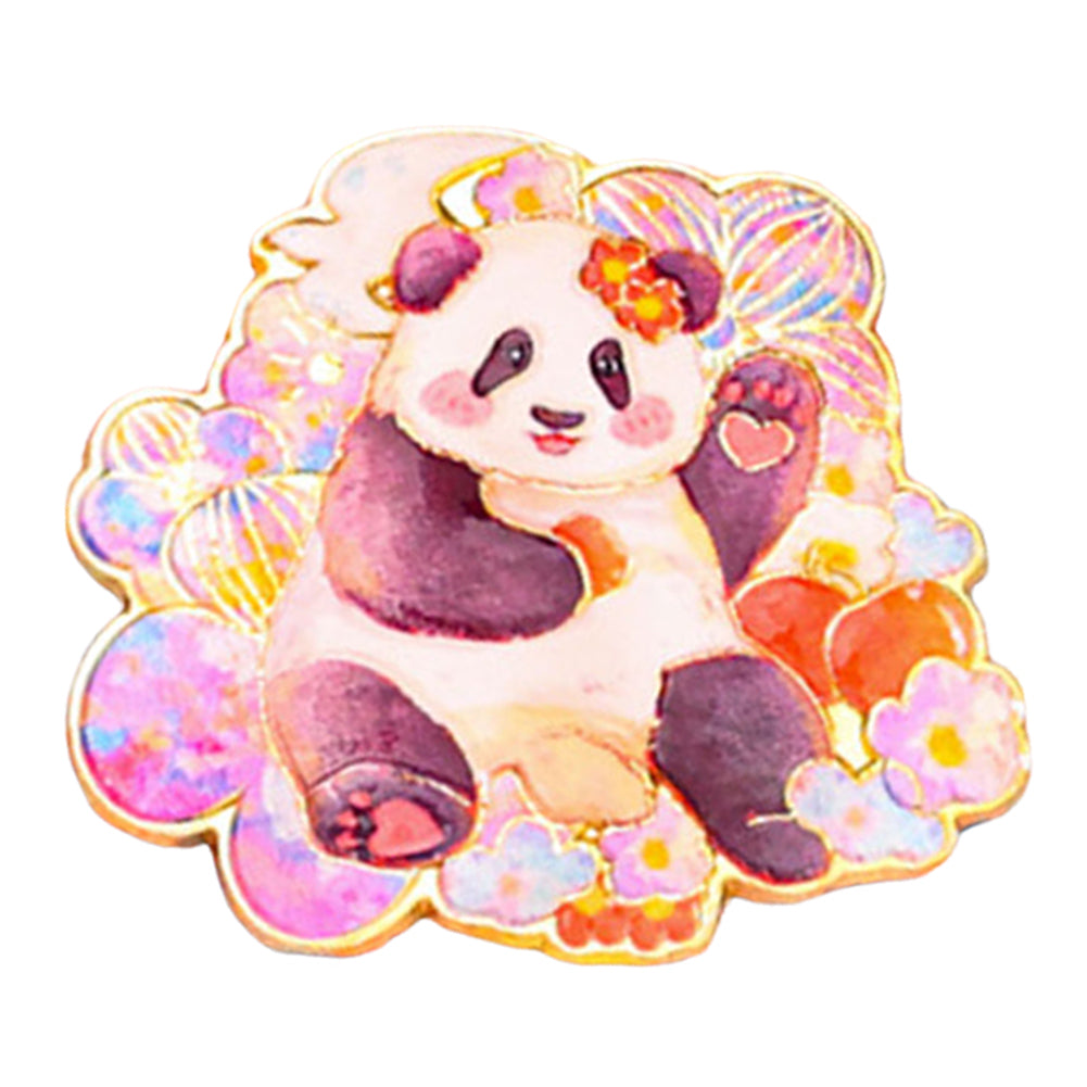 Magnetic Needle Minder Panda Hua Hua Refrigerator Magnet for Cross Stitch Sewing