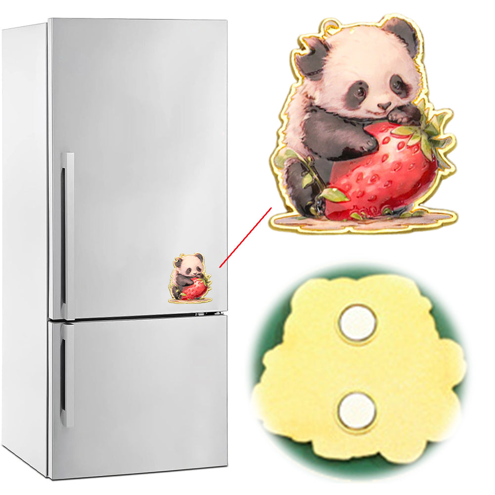 Magnetic Needle Minder Panda A Bao Refrigerator Magnet for Cross Stitch Sewing
