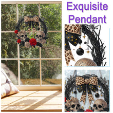 Load image into Gallery viewer, Acrylic Special Shape Skull Rose DIY Diamond Painting Garland Pendant Kit
