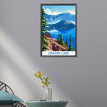 Load image into Gallery viewer, Crater Lake 30*45CM(Canvas) Full Round Drill Diamond Painting
