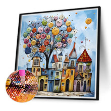 Load image into Gallery viewer, Abstract Colorful House 40*40CM(Canvas) Full Round Drill Diamond Painting
