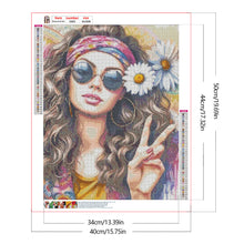 Load image into Gallery viewer, Free-Spirited Girl 40*50CM(Canvas) Full Round Drill Diamond Painting
