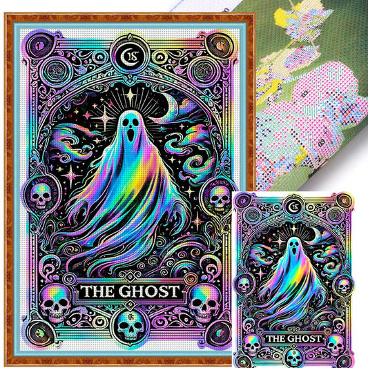 Ghost - Full 11CT Stamped Cross Stitch 45x65CM - Yishu