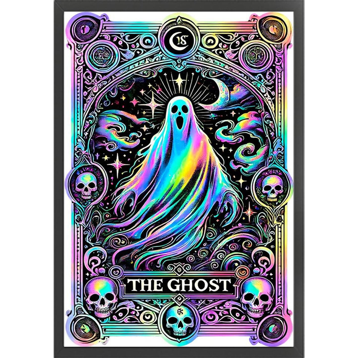 Ghost - Full 11CT Stamped Cross Stitch 45x65CM - Yishu