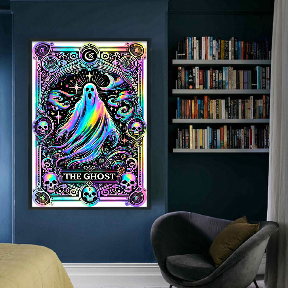 Ghost - Full 11CT Stamped Cross Stitch 45x65CM - Yishu